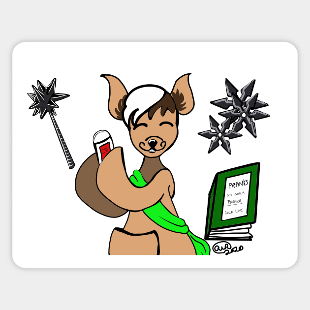 Remus Kangaroo Sticker by Mandiehatter